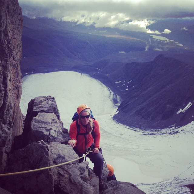 Glaciärkursen blev alpinklättring istället! #kebnekaise #klättring #glaciärkurs #glaciär